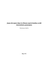 Diplomdarbs 'Jauna dzīvojamo telpu īres likuma nepieciešamības sociāli ekonomiskais pamatojum', 1.