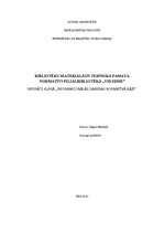 Konspekts 'Bibliotēku materiālā un tehniskā pamata normatīvi filiālbibliotēkā "Vidzeme"', 1.