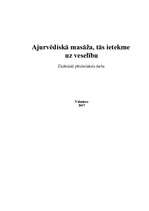 Referāts 'Ajūrvēdiskā masāža, tās ietekme uz veselību', 1.