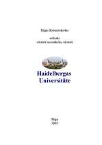 Referāts 'Heidelbergas universitāte', 1.