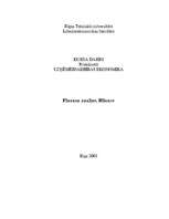 Referāts 'Finanšu analīze. Bilance', 1.