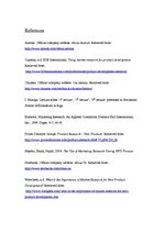 Referāts 'The Role of Marketing Research in the Development of Products', 8.