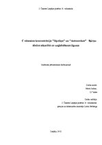 Referāts 'C vitamīna koncentrācija "Sīpoliņa" un "Antonovkas" šķirnes ābolos atkarībā no u', 1.