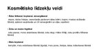 Prezentācija 'Ķīmija dabā - kosmētikas līdzekļi', 6.