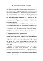 Eseja 'The Impact of Social Media to the Organizations', 1.