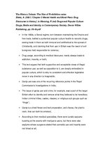 Konspekts 'The History Debate: The Rise of Drug Prohibition', 1.