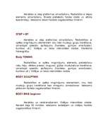 Konspekts 'Aerobikas veidi', 2.