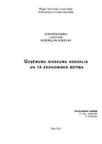 Referāts 'Uzņēmuma ienākuma nodoklis un tā ekonomiskā būtība', 1.