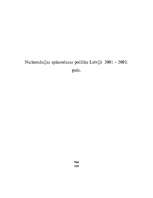 Referāts 'Narkomānijas apkarošanas politika Latvijā 2001.-2002.gadā', 1.