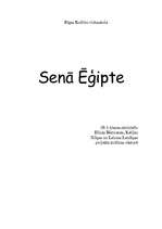 Referāts 'Senā Ēģipte', 1.