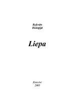 Referāts 'Liepa', 1.