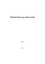 Referāts 'Vilfredo Pareto par elites teoriju', 1.