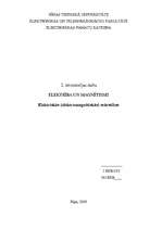 Konspekts 'Elektriskās, elektromagnētiskās svārstības', 1.