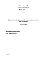 Referāts 'Iekšējās komunikācijas nozīme uzņēmuma "TV 24" darbinieku savstarpējo attiecību ', 1.