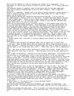 Eseja 'The Scientific Method', 1.