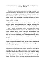 Eseja 'Recenzija izrādei "Oblomovs"', 1.
