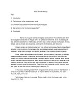 Eseja 'Essay about Technology', 1.