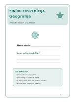 Paraugs 'Ģeogrāfija – pasaule, valstis un daba kartē', 1.