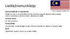Prezentācija 'Lietiešķā etiķete Slovēnijā, Tunisijā un Malaizijā', 7.