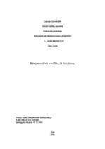 Referāts 'Interpersonāls konflikts, tā risinājums', 1.