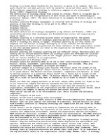 Eseja 'Strategic Planning Relevant to all Organizations?', 1.