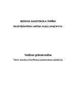 Referāts 'Izmaksu klasifikācija pašizmaksas aprēķinos', 1.
