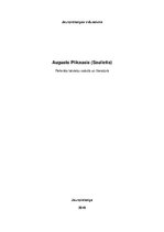 Referāts 'Augusts Saulietis', 1.