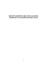 Referāts 'Bezvēsts prombūtne - tendences un noteicošie faktori Latvijā', 1.