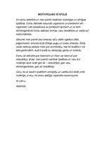 Eseja 'Motivācijas vēstule - es esmu halogēns', 1.