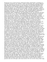 Eseja 'Frank Lloyd Wright', 1.