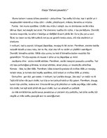 Eseja 'Eseja "Dzīves pavadoņi"', 1.