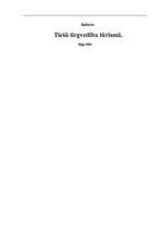 Referāts 'Tiešā tirgvedība tūrismā', 1.