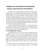 Referāts 'Komunikācija kā menedžmenta funkcija viesnīcā "Kolonna Hotel Rēzekne"', 20.