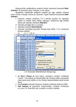 Referāts 'MS Excel datu bāzes jeb datu saraksti', 18.