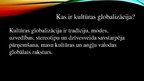Prezentācija 'Kultūras globalizācija', 3.