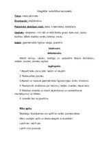 Konspekts 'Integrēta nodarbība vecākai grupai', 1.