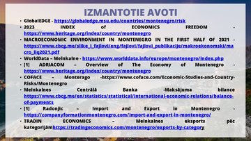 Referāts 'Melnkalnes makroekonomiskās situācijas izvērtējums  un tās realizētas makroekono', 32.