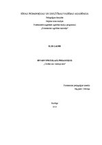 Referāts 'Ievads speciālajā pedagoģijā', 1.