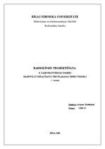 Konspekts 'Radioviļņu izplatīšanās virs līdzenas zemes virsmas', 1.