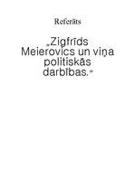 Referāts 'Zigfrīds Meierovics un viņa politiskās darbības', 1.