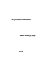 Konspekts 'Fotoaparāta uzbūve un darbība', 1.