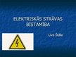 Prezentācija 'Elektriskās strāvas bīstamība', 1.