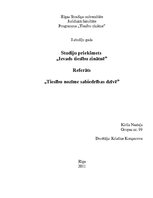 Referāts 'Tiesību nozīme sabiedrības dzīvē', 1.