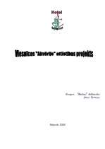 Biznesa plāns 'Viesnīca "Akvārijs"', 1.