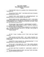 Eseja 'Anna Sakse "Vijolīte". Tēlu psiholoģiskais raksturojums', 1.