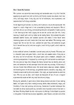 Eseja 'How I Spent My Summer: Adventures, Learning, and Fun', 1.