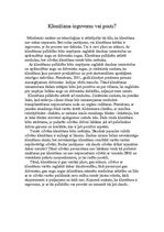 Eseja 'Klonēšana - ieguvums vai posts?', 1.