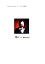 Referāts 'Marilyn Manson', 28.