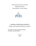 Referāts 'PVD - Pārtikas veterinārais dienests', 1.