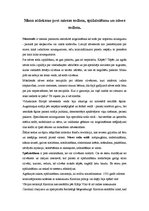 Eseja 'Mana attieksme pret miesas sodiem, spīdzināšanu un nāves sodiem', 1.